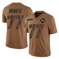 D.Broncos #77 Quinn Meinerz Player Brown Salute To Service Limited Hdoa Stitched Jerseys