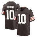C.Browns #10 Quinshon Judkins Player Brown Home Game Hdoa Stitched Jerseys