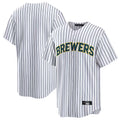M.Brewers ## Brewers Blank Player White Stripes Home Game Hdoa Stitched Jerseys
