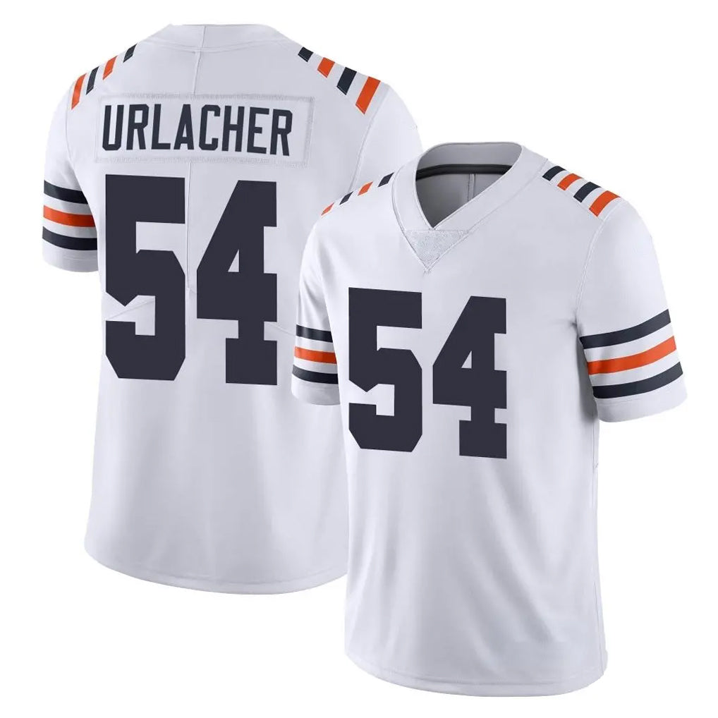 C.Bears #54 Brian Urlacher Player White Classic Vapor Limited Home Game Hdoa Stitched Jerseys