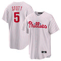 P.Phillies #5 Bryson Stott Player White Home Game Hdoa Stitched Jerseys