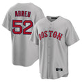 B.Red Sox #52 Wilyer Abreu Player Gray Road Home Game Hdoa Stitched Jerseys