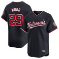 W.Nationals #29 James Wood Player Navy Limited Hdoa Stitched Jerseys