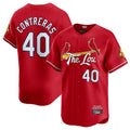 St. Louis Cardinals #40 Willson Contreras Player Red City Connect Limited Hdoa Stitched Jerseys