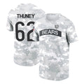 C.Bears #62 Joe Thuney Player Arctic Camo Salute to Service Performance T-Shirt Limited Hdoa Stitched Jerseys