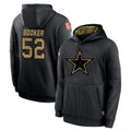 D.Cowboys #52 Tyler Booker Player Black Salute to Service Pullover Hoodies Limited Hdoa Stitched Jerseys