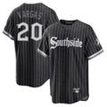 C.White Sox #20 Miguel Vargas Player Black City Connect Home Game Hdoa Stitched Jerseys