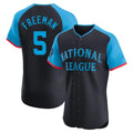 LA.Dodgers #5 Freddie Freeman Player Black National League All-Star Limited Elite Home Hdoa Stitched Jerseys