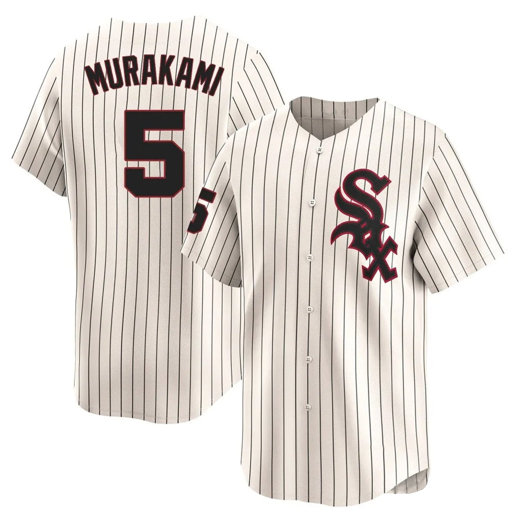 C.White Sox #5 Munetaka Murakami Player Cream Cooperstown Collection Limited Home Hdoa Stitched Jerseys