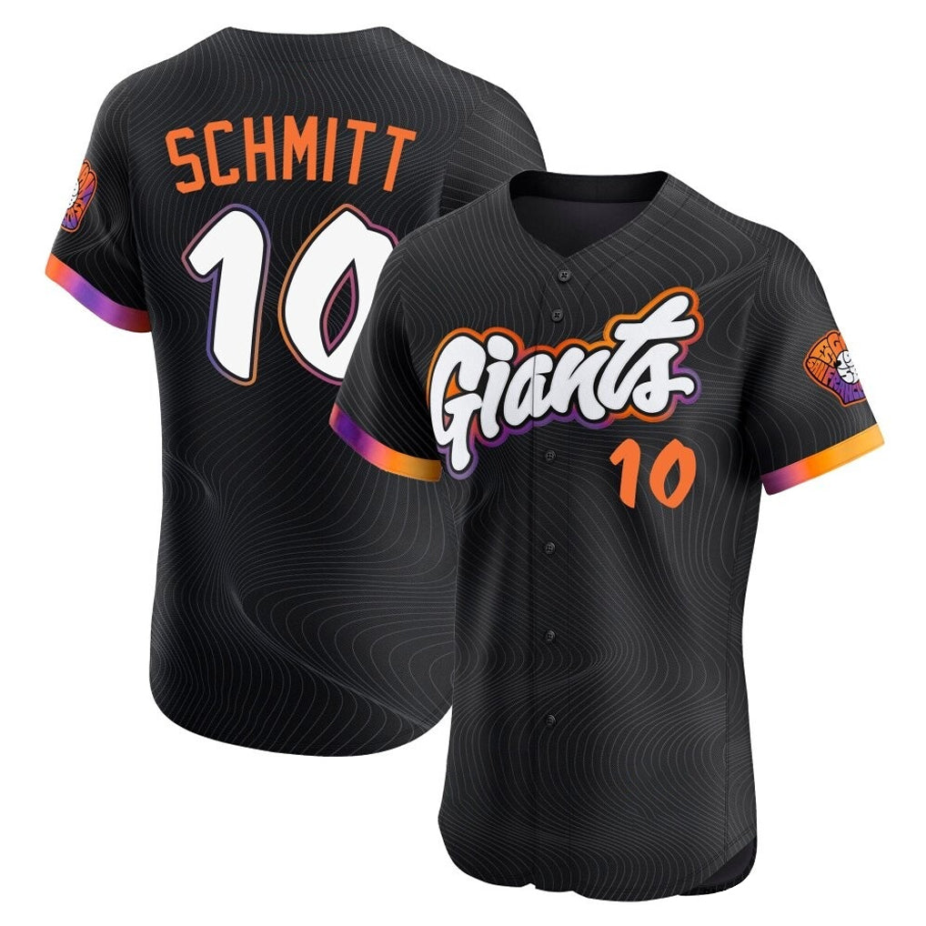 SF.Giants #10 Casey Schmitt Player Black 2025 City Connect Home Limited Elite Hdoa Stitched Jerseys