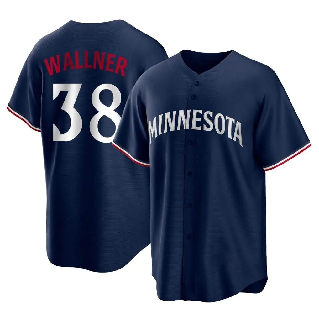 M.Twins #38 Matt Wallner Player Navy Replica Alternate Home Hdoa Stitched Jerseys