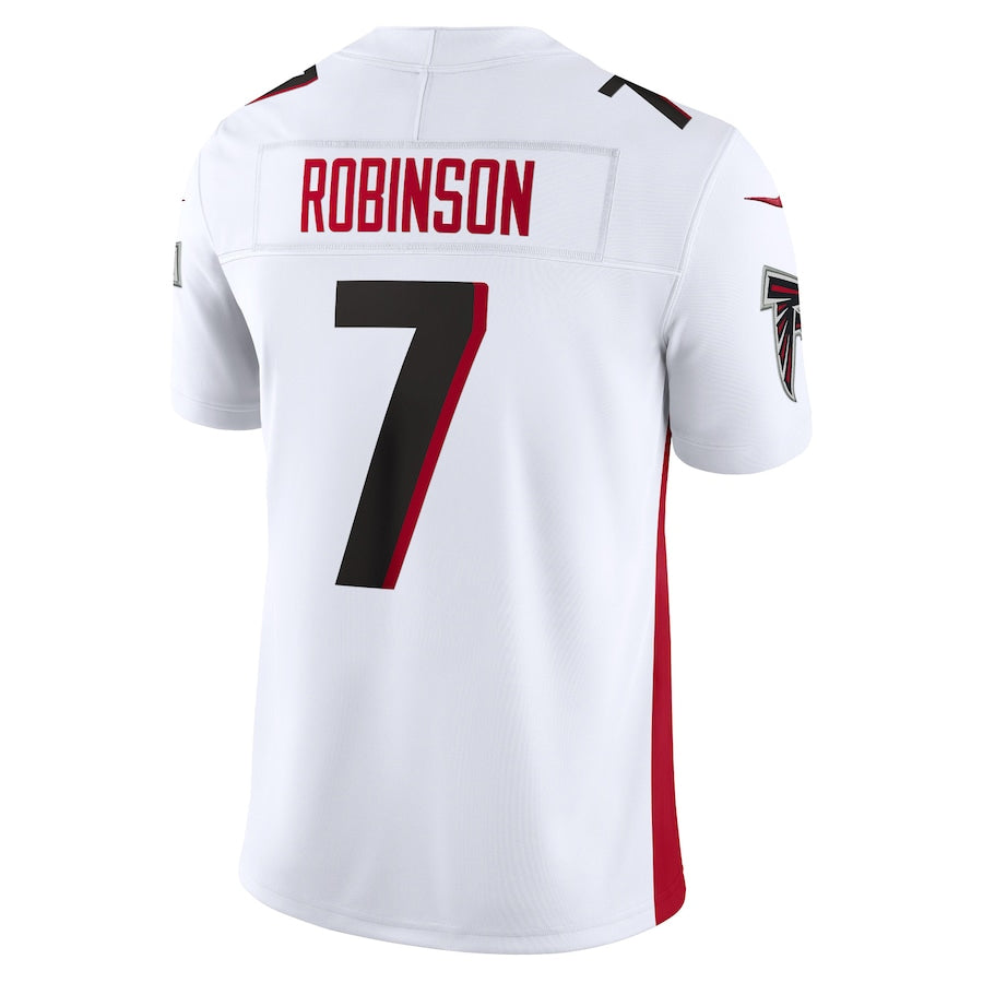 A.Falcons #7 Bijan Robinson Player White Vapor F.U.S.E. Limited Hdoa Stitched Jerseys