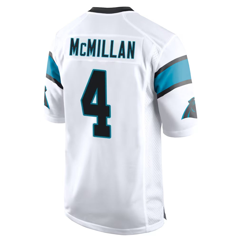 C.Panthers #4 Tetairoa McMillan Player White Game Hdoa Stitched Jerseys