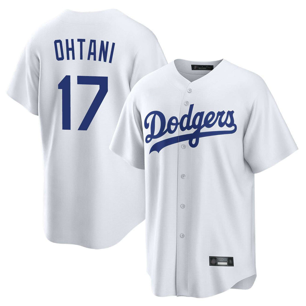 LA.Dodgers #17 Shohei Ohtani Player White Game Home Hdoa Stitched Jerseys
