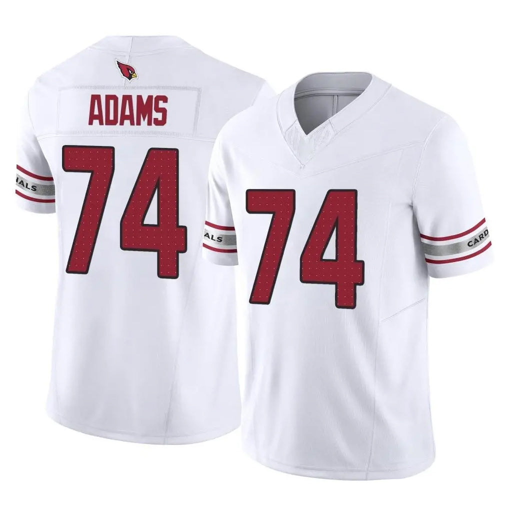 A.Cardinals #74 Isaiah Adams Player White Vapor F.U.S.E. Limited Home Game Hdoa Stitched Jerseys