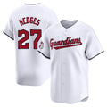 C.Guardians #27 Austin Hedges Player White Limited Home Hdoa Stitched Jerseys