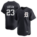 D.Tigers #23 Kirk Gibson Player Navy Home Limited Game Hdoa Stitched Jerseys