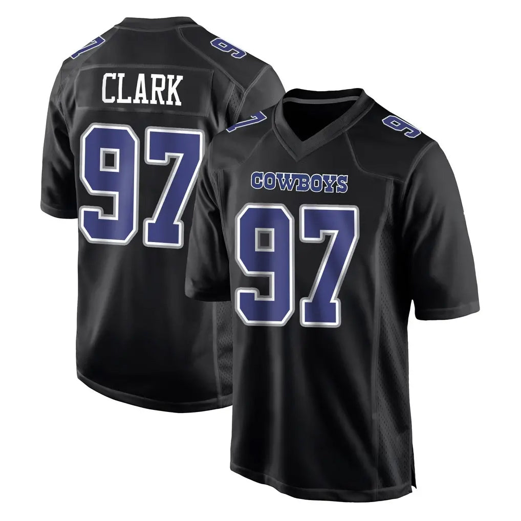 D.Cowboys #97 Kenny Clark Player Carbon Black Fashion Home Game Hdoa Stitched Jerseys
