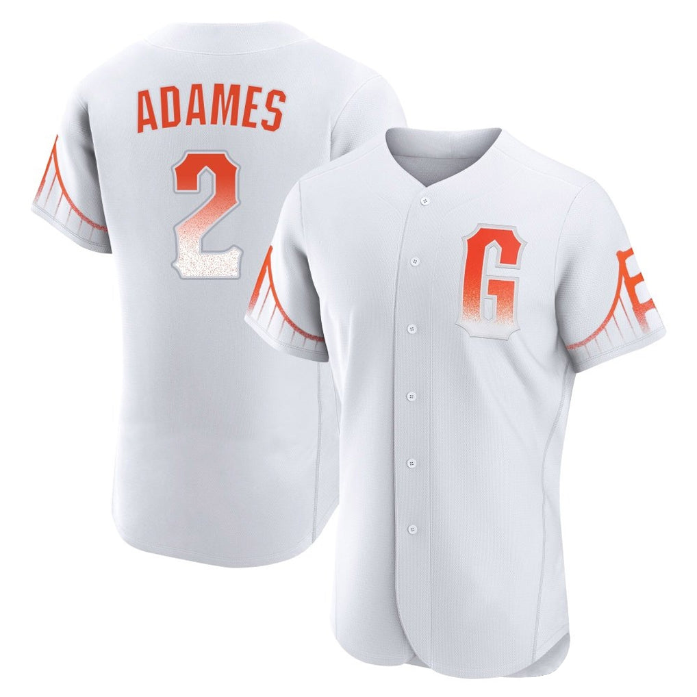 SF.Giants #2 Willy Adames Player White City Connect Home Limited Elite Hdoa Stitched Jerseys