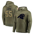 C.Panthers #55 Devin Lloyd Player Olive Salute to Service Hoodies Hdoa Stitched Jerseys