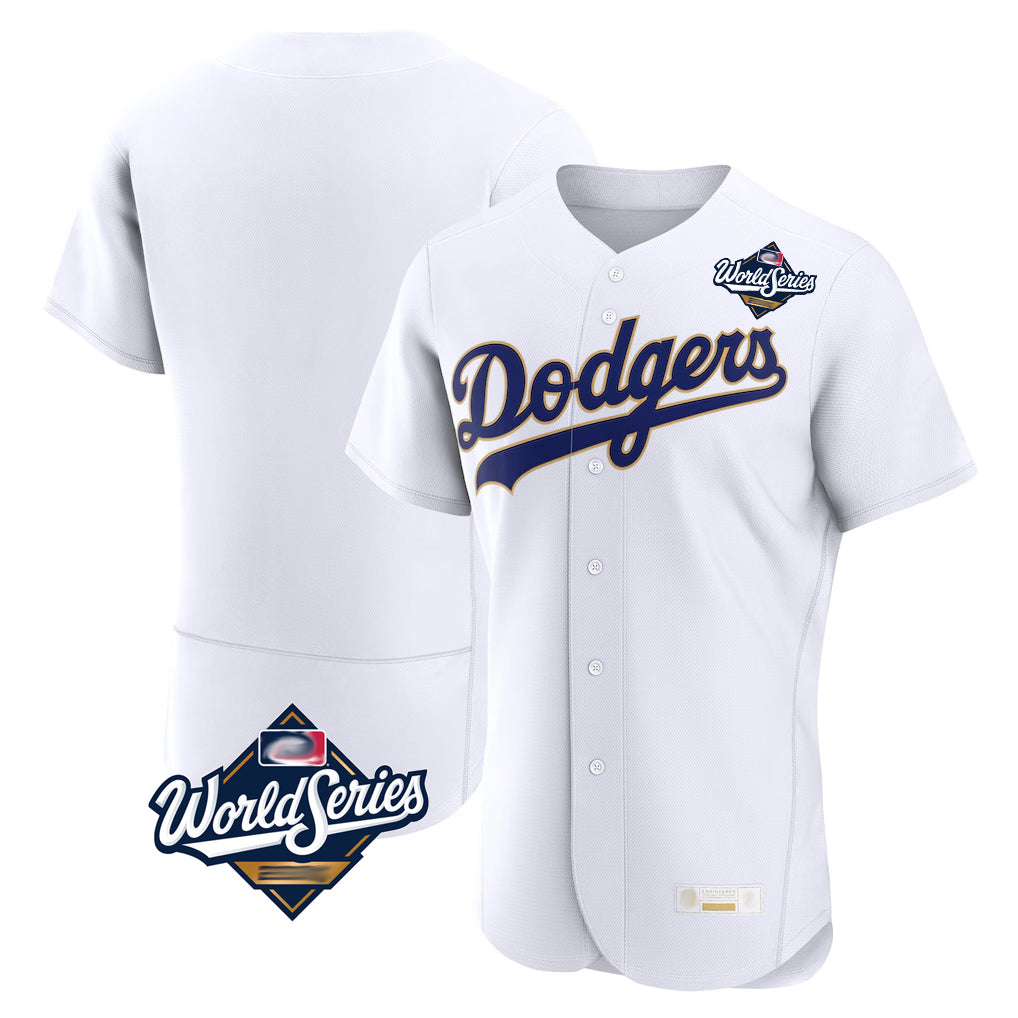LA.Dodgers ## Dodgers Blank Player Gold White 2026 Collection Stadium Limited Elite World Series Hdoa Stitched Jerseys