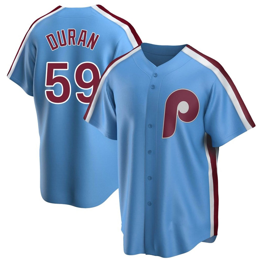 P.Phillies #59 Jhoan Duran Player Light Blue Home Limited Game Hdoa Stitched Jerseys