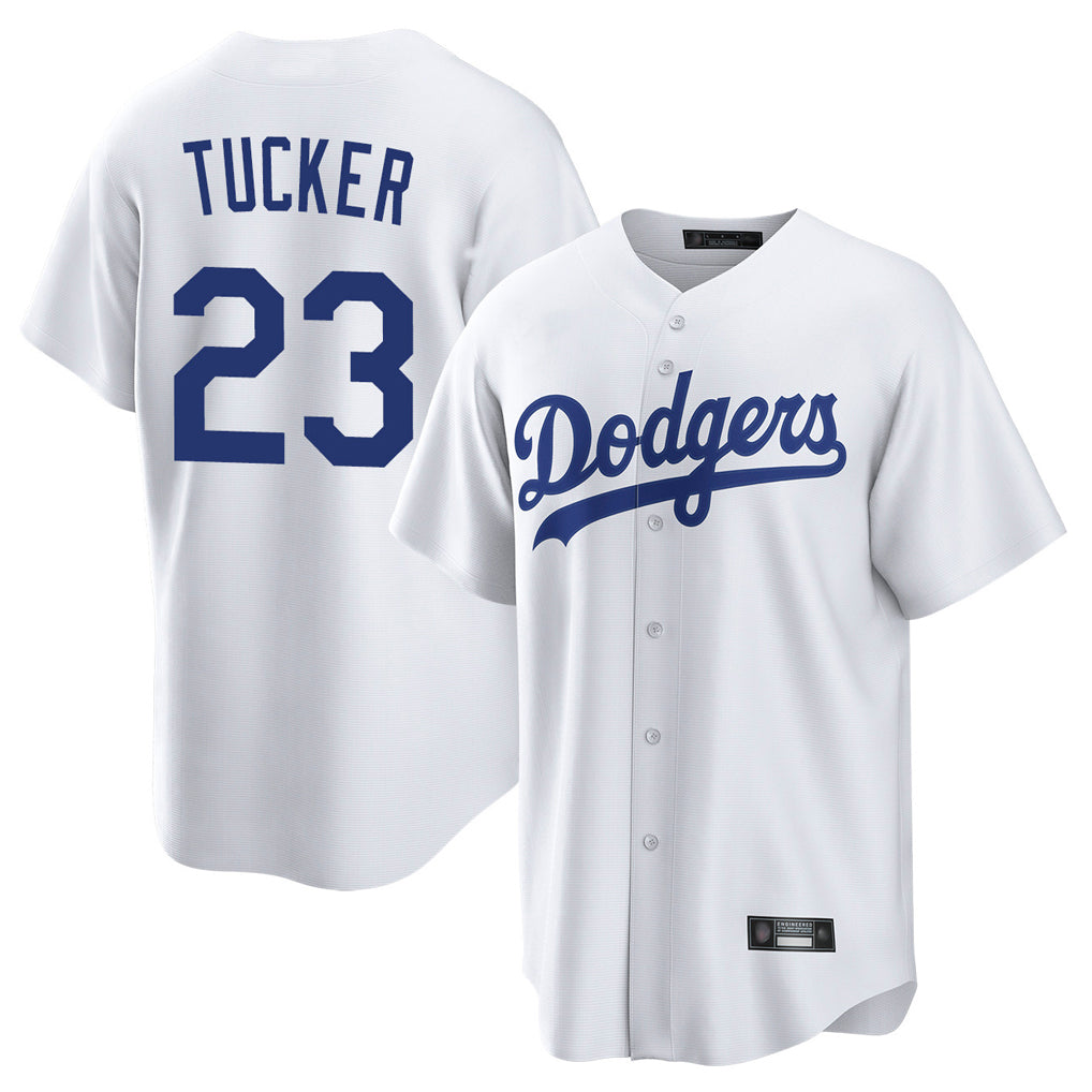 LA.Dodgers #23 Kyle Tucker Player White Game Home Hdoa Stitched Jerseys