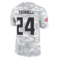 A.Falcons #24 A.J. Terrell Jr. Player Arctic Camo Salute to Service Limited Hdoa Stitched Jerseys