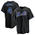 NY.Mets #4 Francisco Alvarez Player Black Replica Home Game Hdoa Stitched Jerseys