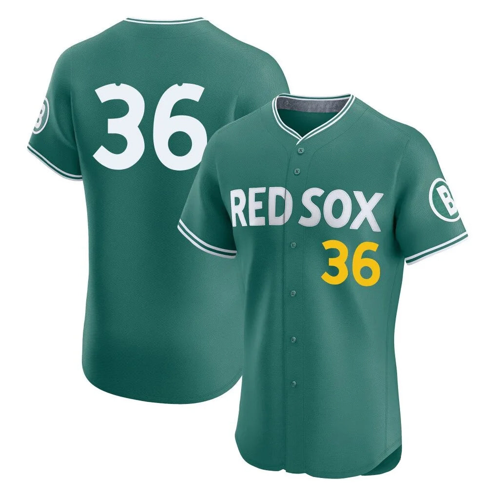 B.Red Sox #36 Triston Casas Player Green City Connect Limited Elite Home Game Hdoa Stitched Jerseys
