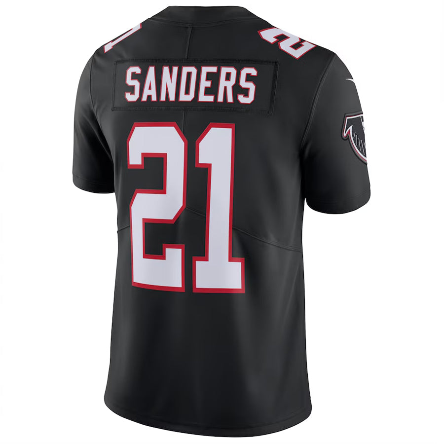 A.Falcons #21 Deion Sanders Player Black Limited Game Hdoa Stitched Jerseys
