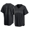 LA.Angels #12 Jorge Soler Player Black Pitch Fashion T-shirt Hdoa Stitched Jerseys