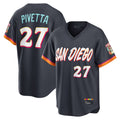 S.Diego Padres #27 Nick Pivetta Player Obsidian 2026 City Connect Home Limited T-shirt Hdoa Stitched Jerseys