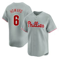 P.Phillies #6 Ryan Howard Player Gray Home Limited Hdoa Stitched Jerseys