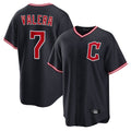 C.Guardians #7 George Valera Player Navy Home Game Hdoa Stitched Jerseys