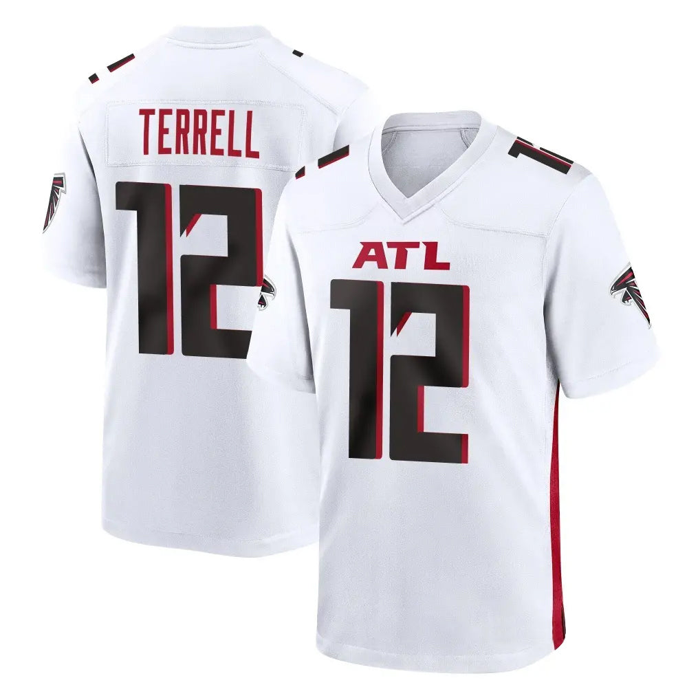 A.Falcons #12 Avieon Terrell Player White Home Game Hdoa Stitched Jerseys