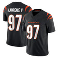 C.Bengals #97 Dexter Lawrence II Player Black Vapor F.U.S.E. Limited Home Game Hdoa Stitched Jerseys