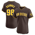 S.Diego Padres #98 Randy Vasquez Player Brown Home Limited Elite Hdoa Stitched Jerseys
