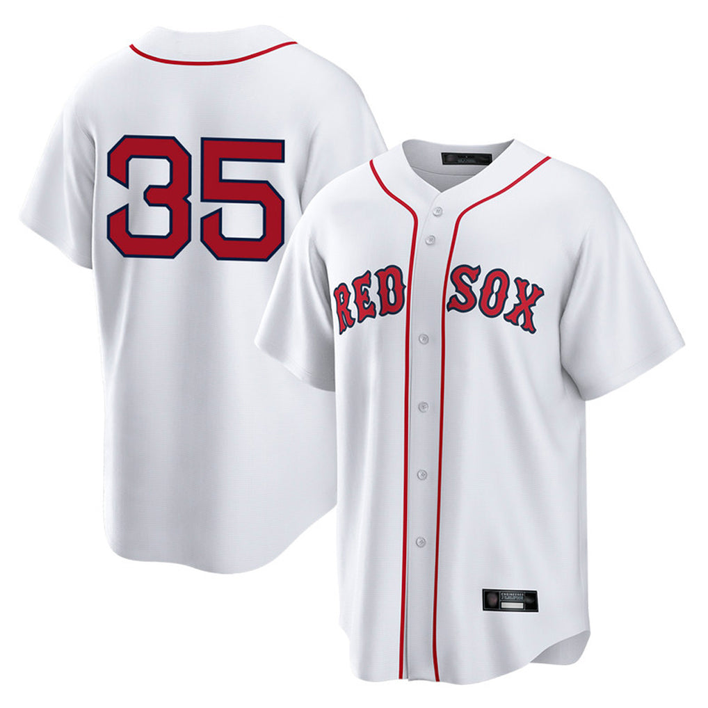 B.Red Sox #35 Garrett Crochet Player White Home Game Hdoa Stitched Jerseys