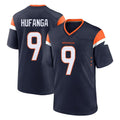 D.Broncos #9 Talanoa Hufanga Player Navy Home Game Hdoa Stitched Jerseys