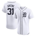 D.Tigers #31 Riley Greene Player White Limited Elite Home Hdoa Stitched Jerseys