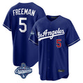 LA.Dodgers #5 Freddie Freeman Player Royal World Series Meet Game Home Hdoa Stitched Jerseys