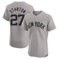 NY.Yankees #27 Giancarlo Stanton Player Gray Limited Elite Home Hdoa Stitched Jerseys