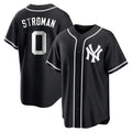 NY.Yankees #0 Marcus Stroman Player Black Out Game Home Hdoa Stitched Jerseys