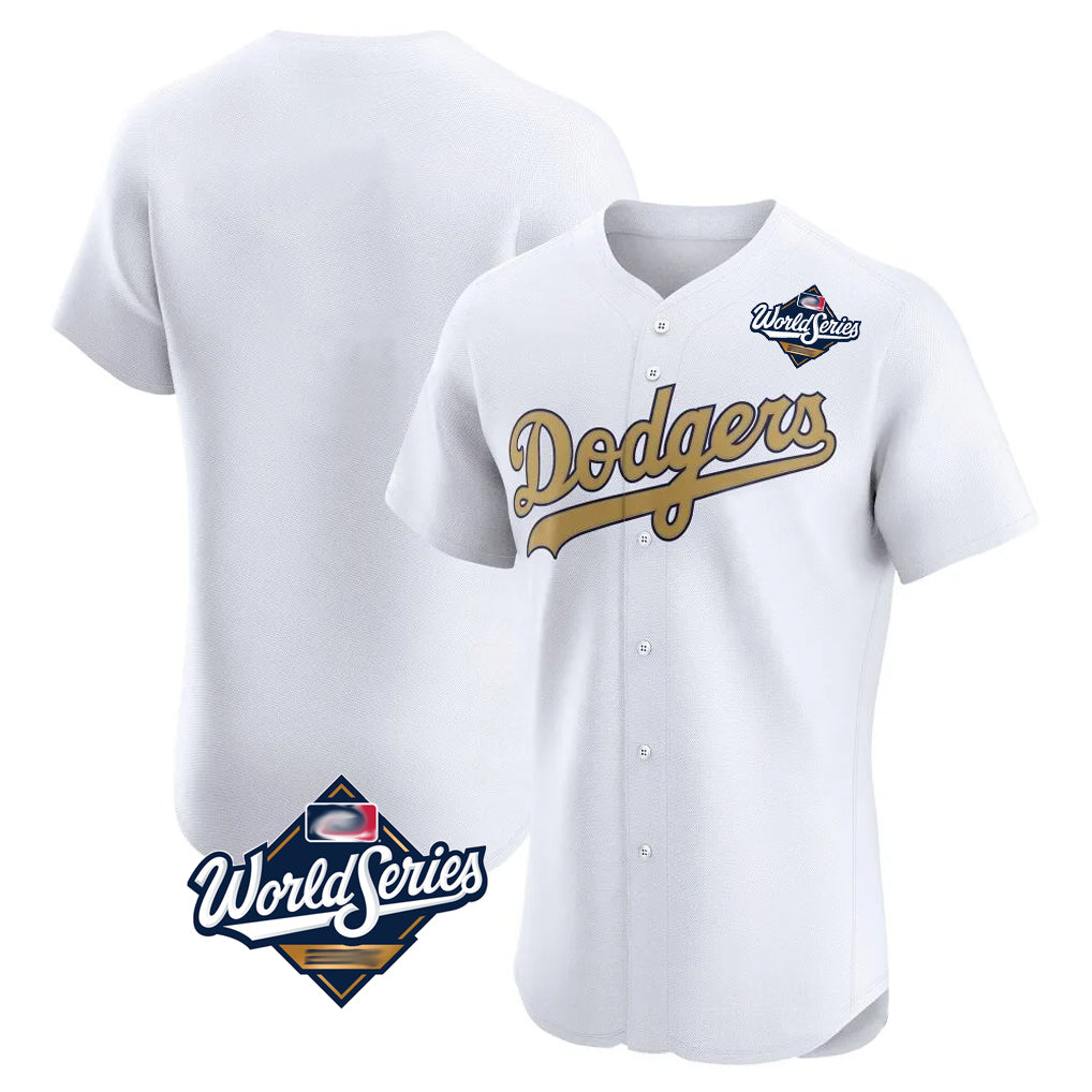LA.Dodgers ## Dodgers Blank Player Gold Limited Elite Home World Series Hdoa Stitched Jerseys