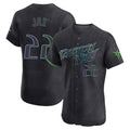 T.Bay Rays #22 Griffin Jax Player Black City Connect Home Limited Elite Hdoa Stitched Jerseys