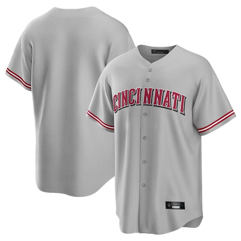 C.Reds ## Red Blank Player Gray Home Game Hdoa Stitched Jerseys