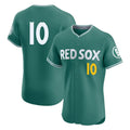 B.Red Sox #10 Trevor Story Player Green City Connect Limited Elite Home Game Hdoa Stitched Jerseys