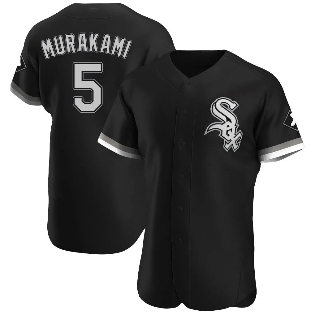 C.White Sox #5 Munetaka Murakami Player Black Limited Elite Home Hdoa Stitched Jerseys