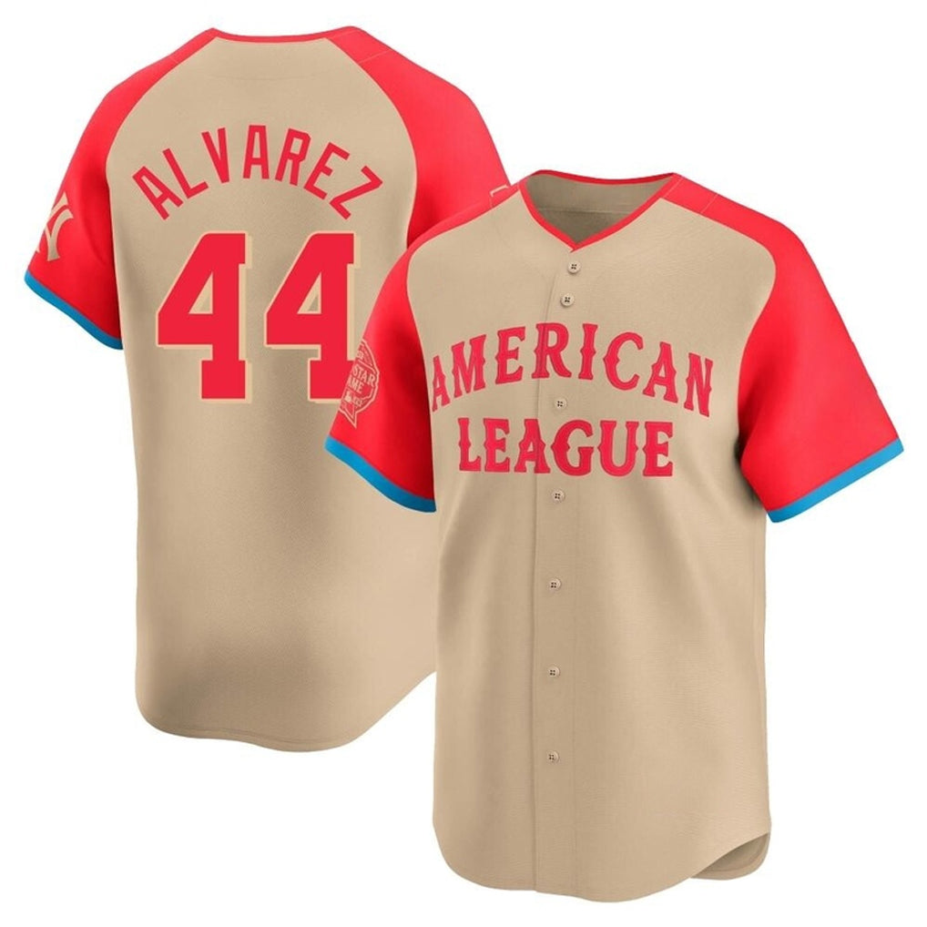 H.Astros #44 Yordan Alvarez Player Cream American League All-Star Game Limited Hdoa Stitched Jerseys